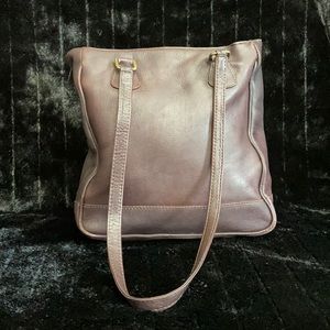 Vintage Clava American brown leather bag